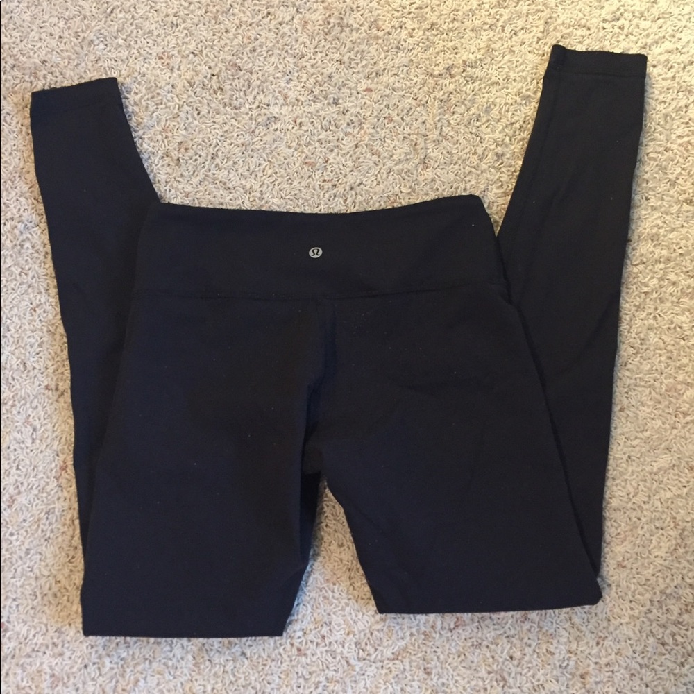 lululemon wunder under black leggings